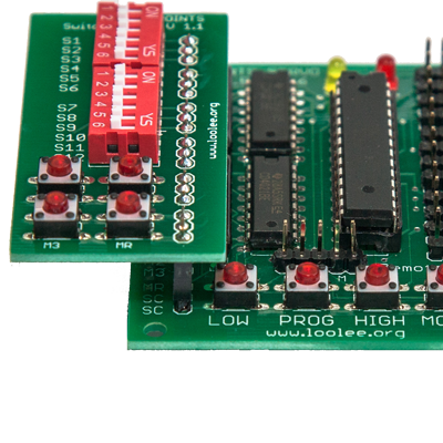 Servo Controller Pop-On Configuration Switch